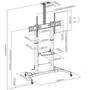 Aisens Soporte de Suelo ECO FT100TE-171 para TV de 60-100 pulgadas